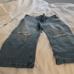 CUSTOM DISTRESSING GAP Jeans High Mid Waisted Jeans